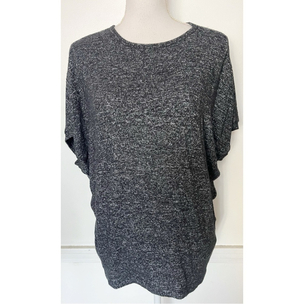 Quince • Charcoal Brushed Short Sleeve Lounge Tee
